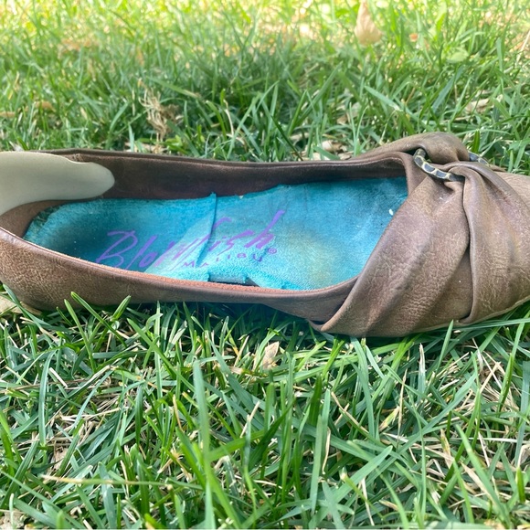 Blowfish Malibu ballet flats size 8 brown shoes - Picture 2 of 3